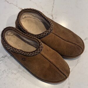 UGG Men's Tan Suede Slip-Ons